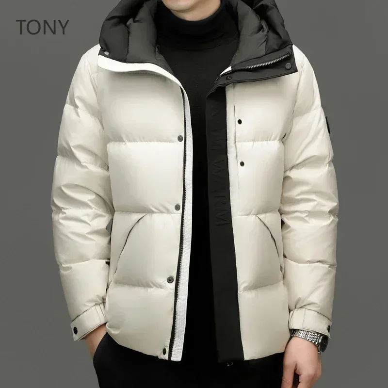 Hooded Short Down Jacket Duck Padding Designer Clothes Men Lightweight Padded Jackets Coats for Casual Man Sack