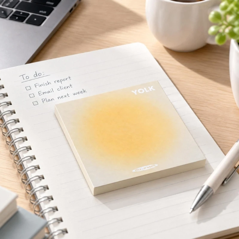 Repositionable Note Paper Squares, 50-Sheet Adhesive Note Pad for Book Marking, To-Do Reminders, Journal Decoration, and 896C
