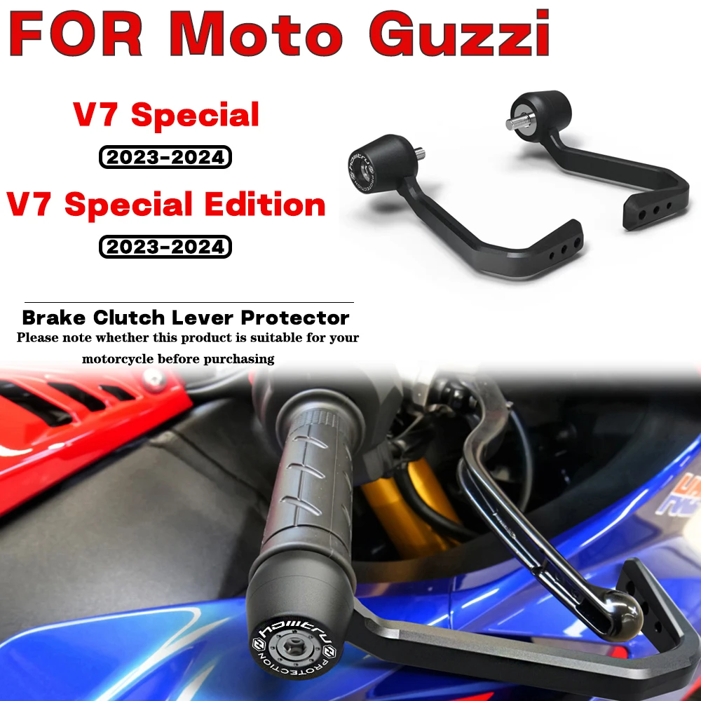 

For Moto Guzzi V7 Special / V7 Special Edition 2023-2024 Motorcycle accessories Brake and Clutch Lever Protector Kit