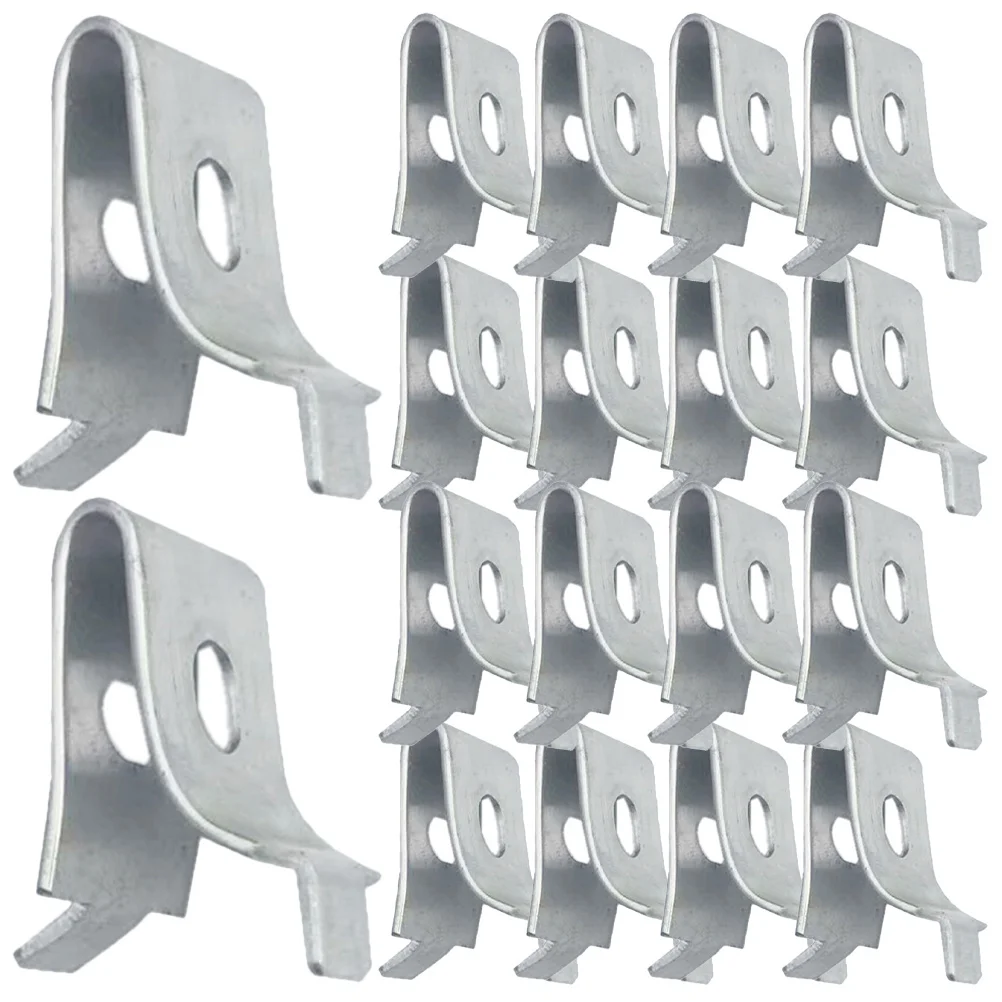 20Pcs Stainless Steel Shelf Bracket Clips Strong Support Pegs for Garage Tool Room Sturdy Adjustable Shelving Mounting Hardware