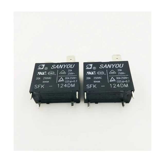 HOT NEW SFK-124DM SFK124DM SFK-124 24VDC DC24V 24V 4pin 20A Relay