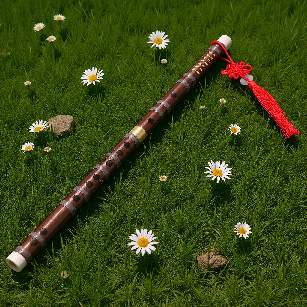 مزمار الخيزران Fife الناي اليدوية آلة موسيقية صينية تقليدية ديكور المنزل لوازم الحفلات للمبتدئين