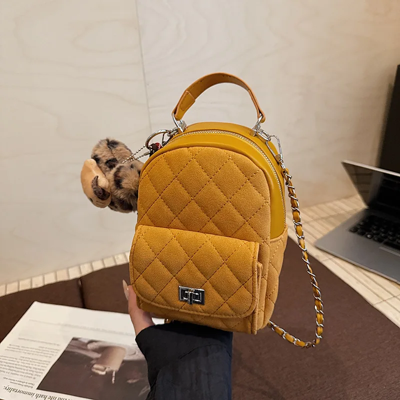 

‌ 2025 Новый женский стеганый рюкзак с бриллиантами — стильный мини-рюкзак, легкий и универсальный, идеально подходит для путешествий и ежедневного использования