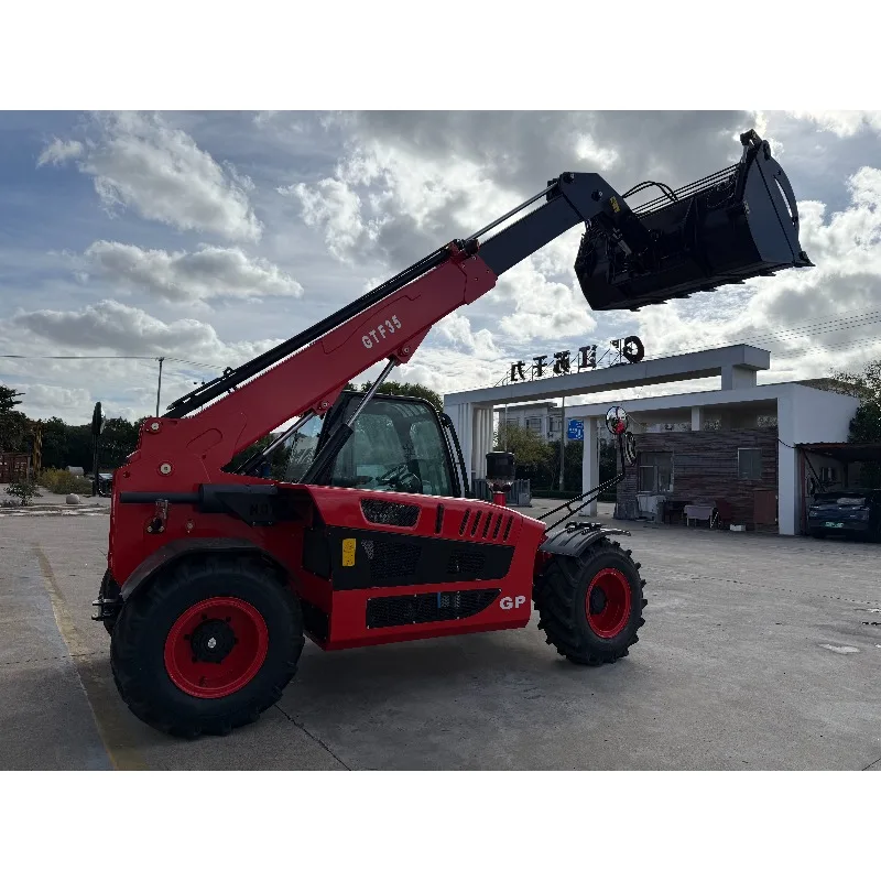 Customized 3.5T Rotating Grab Telehandler: Cummins Engine Power For Maximum Job Site Versatility