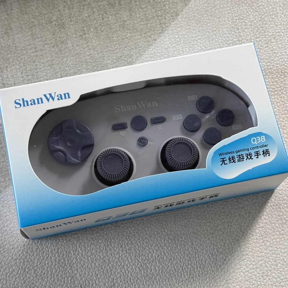 Shanwan Q38 Pocket Game Controller Dual Hall Rotary Joystick Wireless Bluetooth Portable  Apple Android Pc ps4 steam Gamepad view 6