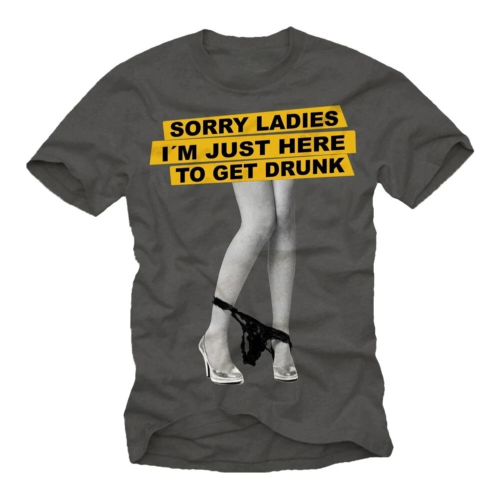 Lustiges Disco Party Herren T-Shirt mit Pin Up Girl - Männer Bier Sprüche Shirt Four season popular unisex cotton T-shirt