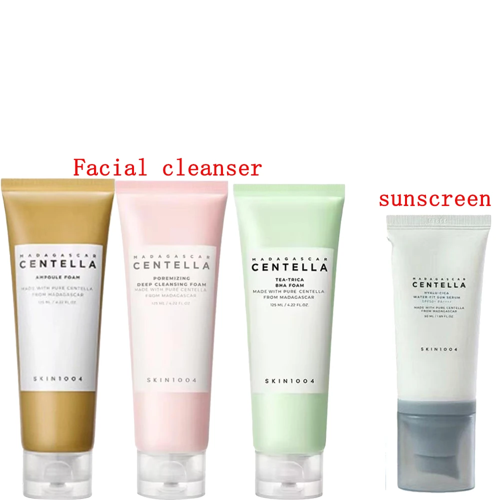 Centella Asiatica Sunscreen/Cleanser Moisturizing Refreshing Not Greasy Sun Protection /Gentle Cleansing Korean Cosmetics