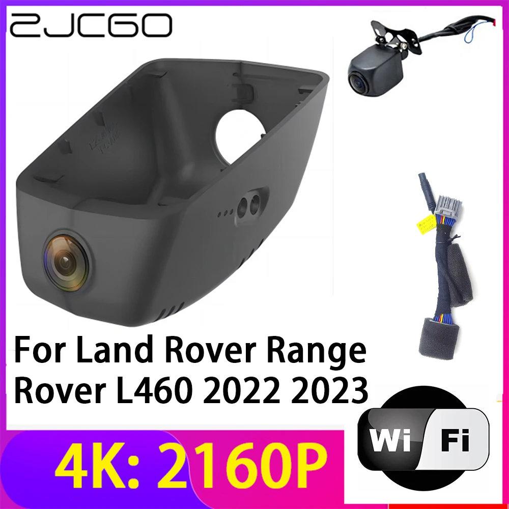 

ZJCGO 4K 2160P Dash Cam DVR Camera 2 Lens Recorder Wifi Night Vision for Land Rover Range Rover L460 2022 2023