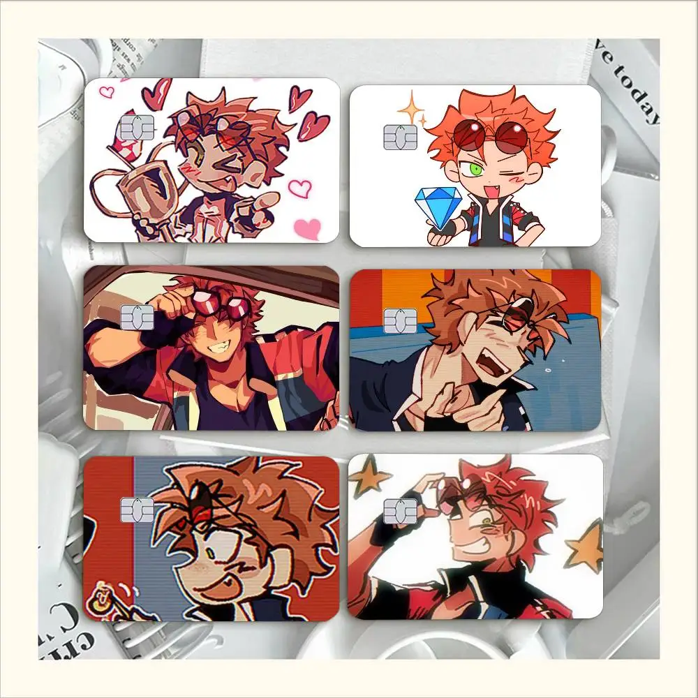 J-Jackpot Crash Course JJC Benny   Waterproof Film Skin Cover Credit Card Stickers Debit Front Bank Bus Pass