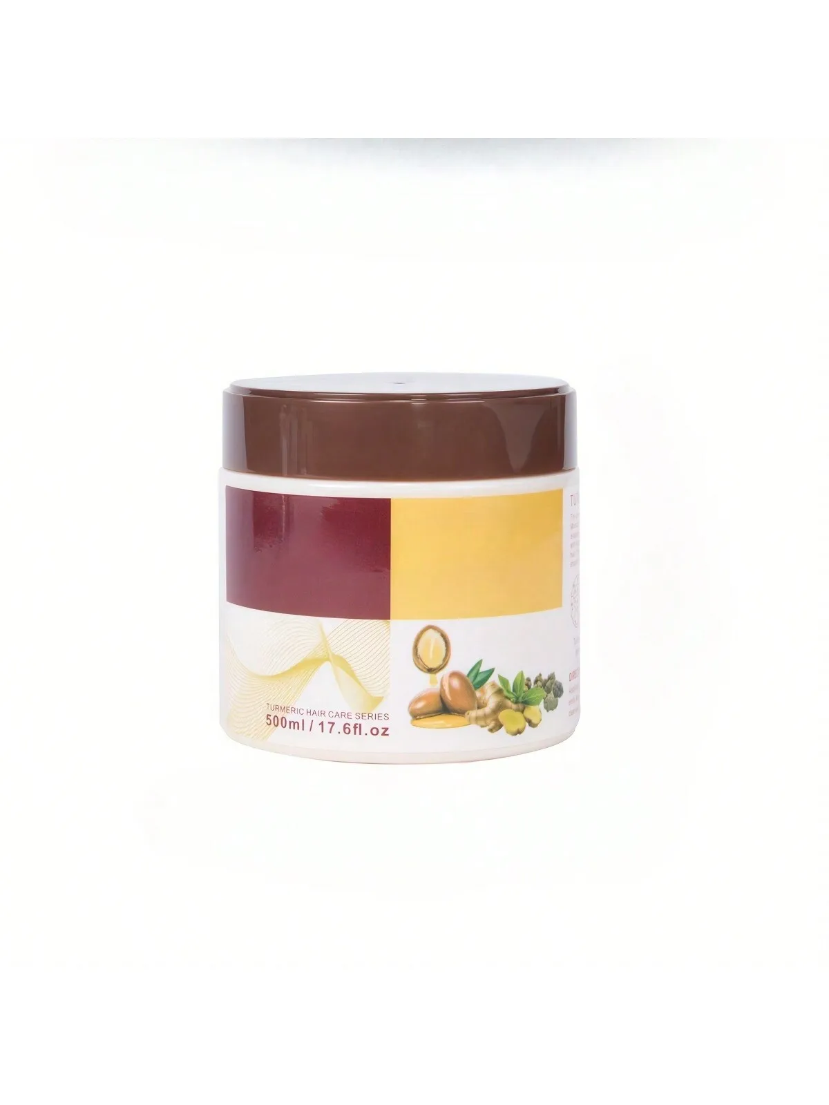 Turmeric Hair Mask - Deep Nourishment & Moisture For All Hair Types - Alcohol-Free, Shiny & Healthy Results