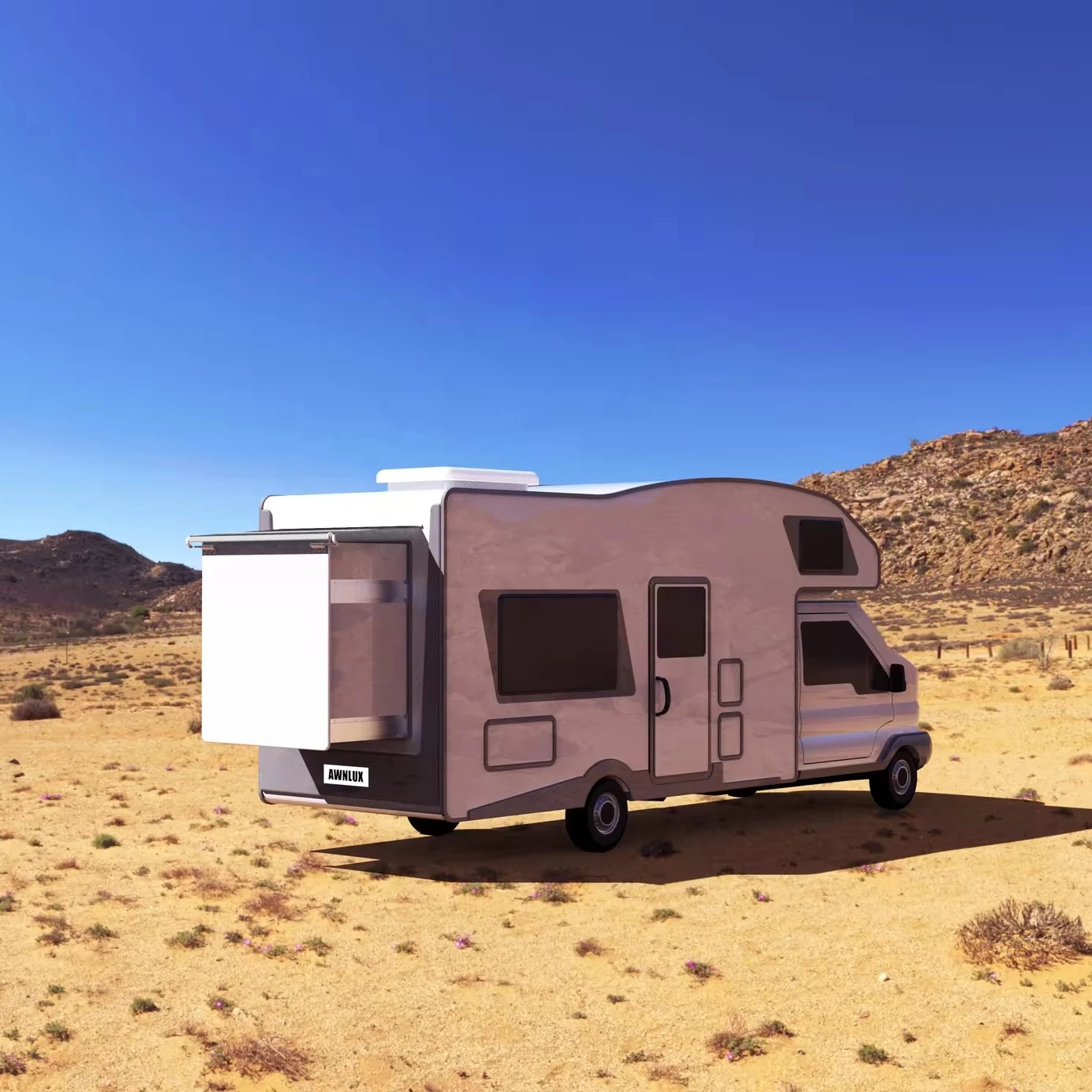 STLF Awnlux RV ملحق خارجي متين في الهواء الطلق الجانب توبر خارج صندوق المظلة لشاحنة تخييم قافلة متنقلة #4