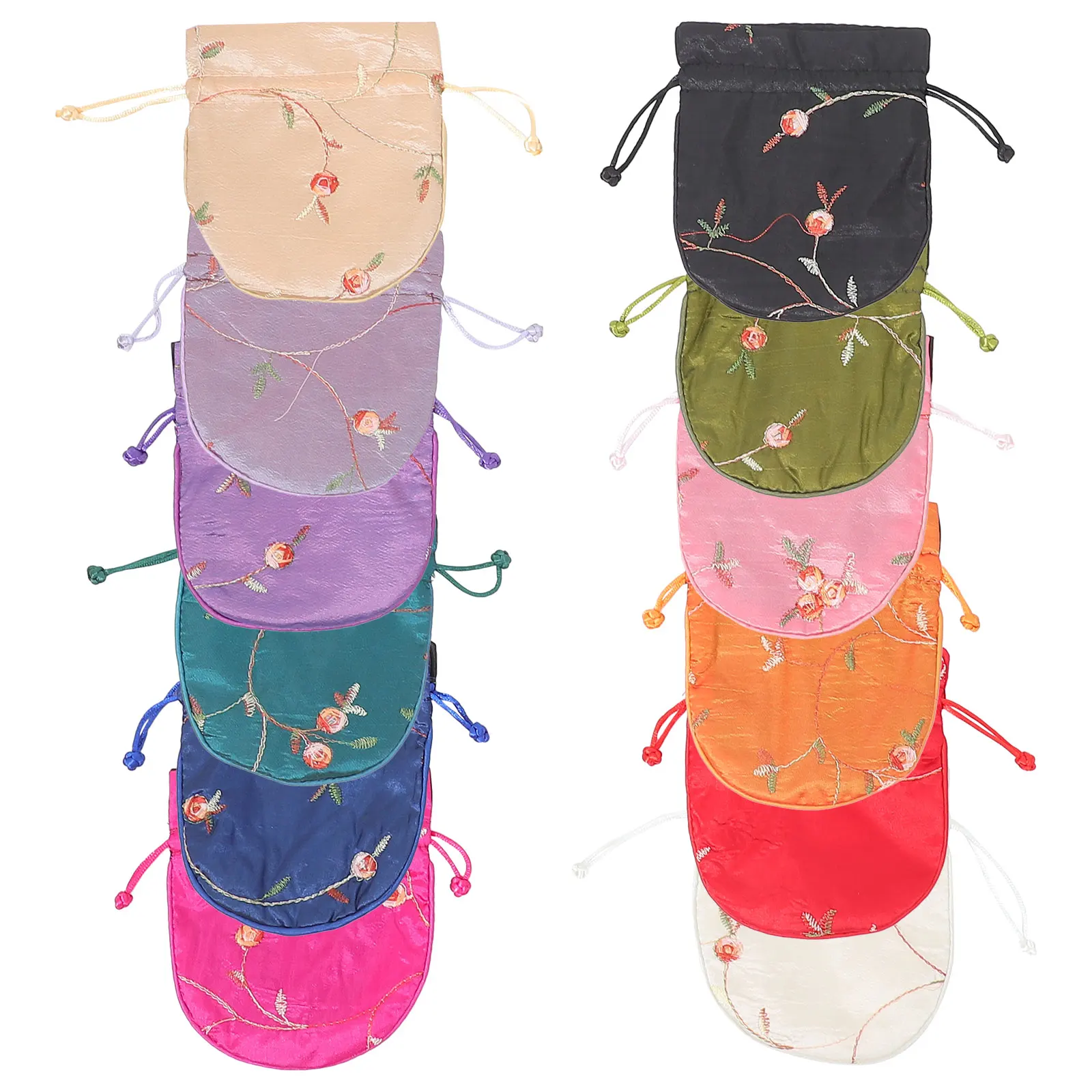 

12Pcs Jewelry Drawstring Gift Bags Premium Small Cloth Pouches for Storage Valentine Christmas Wedding Party Favor Small Gift