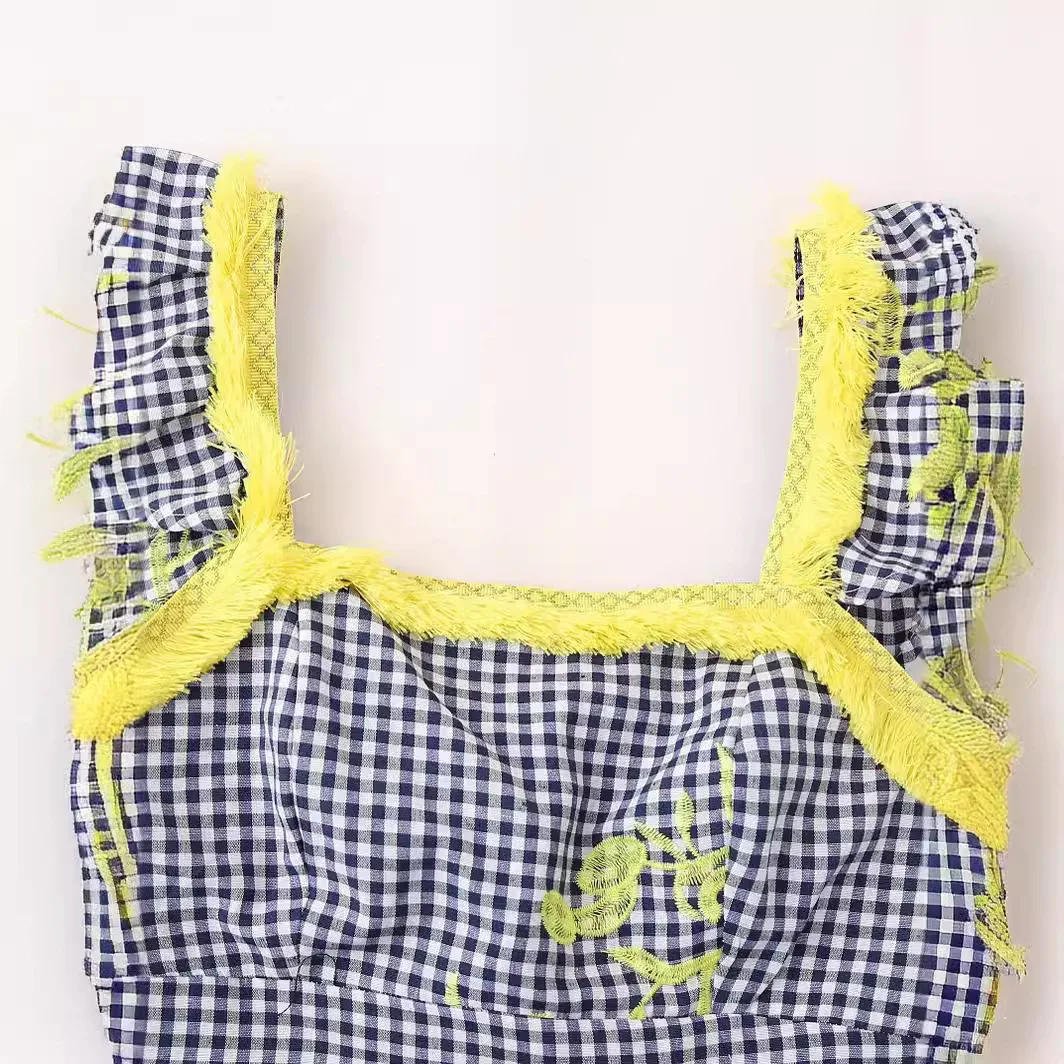 Haut dos nu sans manches, deux pièces, jupe imprimée pour femmes, costume d'été et jupe taille moyenne, nouvelle mode