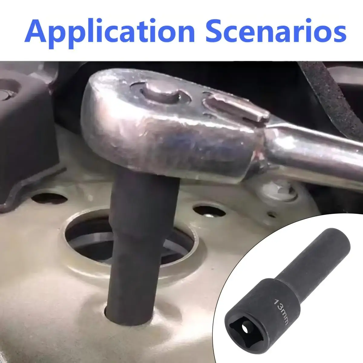 13mm Shock Absorber Mount Socket for Tesla MODEL 3, OE 1467109-00-A, CR-MO 1/2