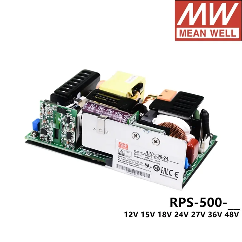 

MEAN WELL RPS-500-12 RPS-500-24 RPS-500-18 RPS-500-15 RPS-500-27 RPS-500-36 RPS-500-48V Medical switching power supply PCB type