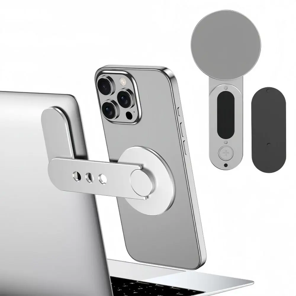 

Magnetic Phone Holder for Laptop 180° Rotating Foldable Extension Bracket Monitor Side Mount Phone Stand Dual-Screen Interaction