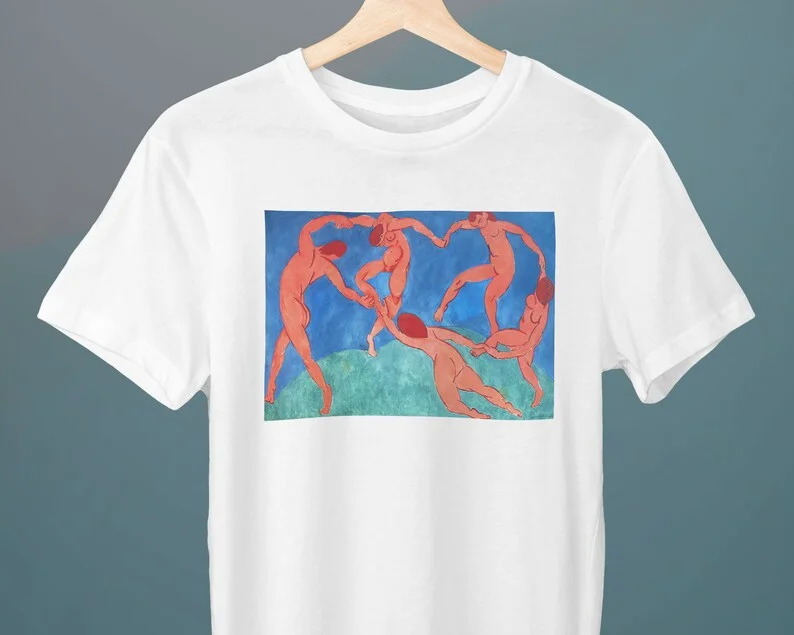

Dance, La Danse, Henri Matisse Painting Unisex Art Fine Art T-shirt Women Men Gift Aesthetic Personality Street Art Lover Gift