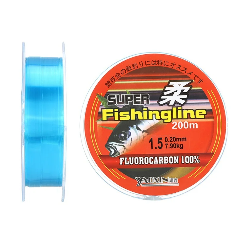 100/200/300/500M Blue Fishing Line Super Strong Nylon Not Fluorocarbon Fishing Tackle Non-Linen Multifilament Fish Line