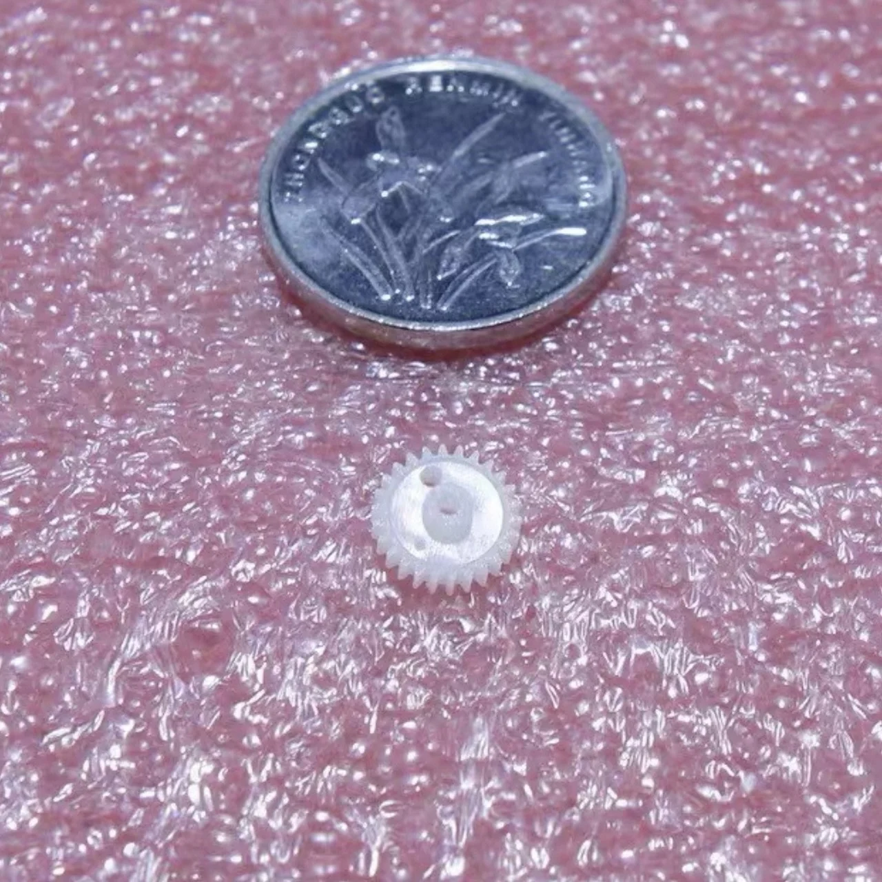 1.1mm M0.25 Plastic Reduction Gear 26 Tooth DIY Mini Gear for Remote Control Car Transmission Small Robot Model