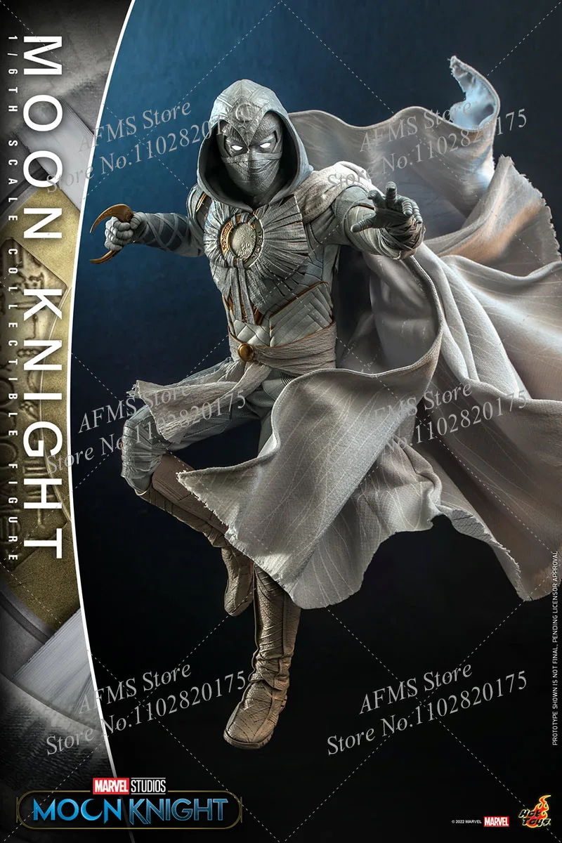 HOTTOYS HT TMS075 1/6  Men Soldier Moon Knight Classic Comic Dolls Full Set 12Inch Action Figure Model Collection Gift