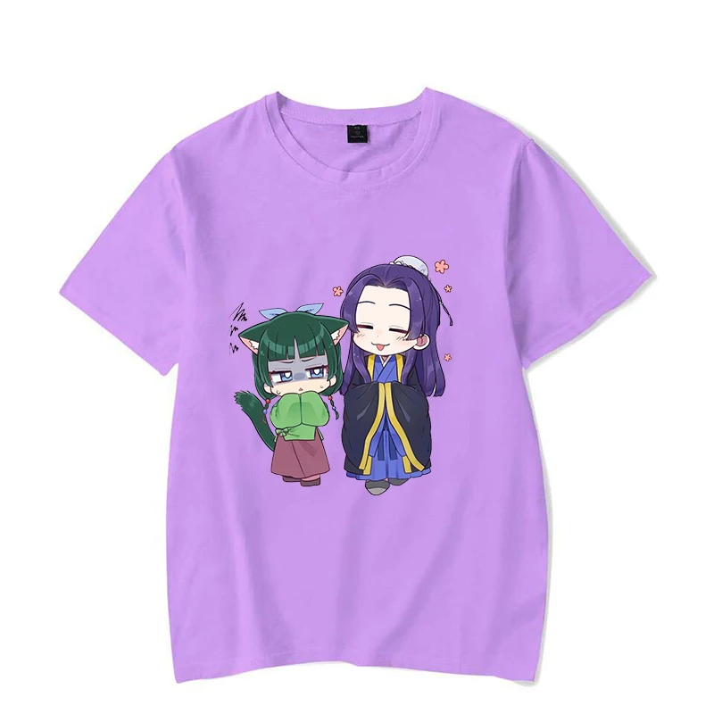 Hot Anime The Apothecary Diaries Print T-shirt Summer Maomao Print T Shirt Women Men Short Sleeve Loose Shirts - Image 5