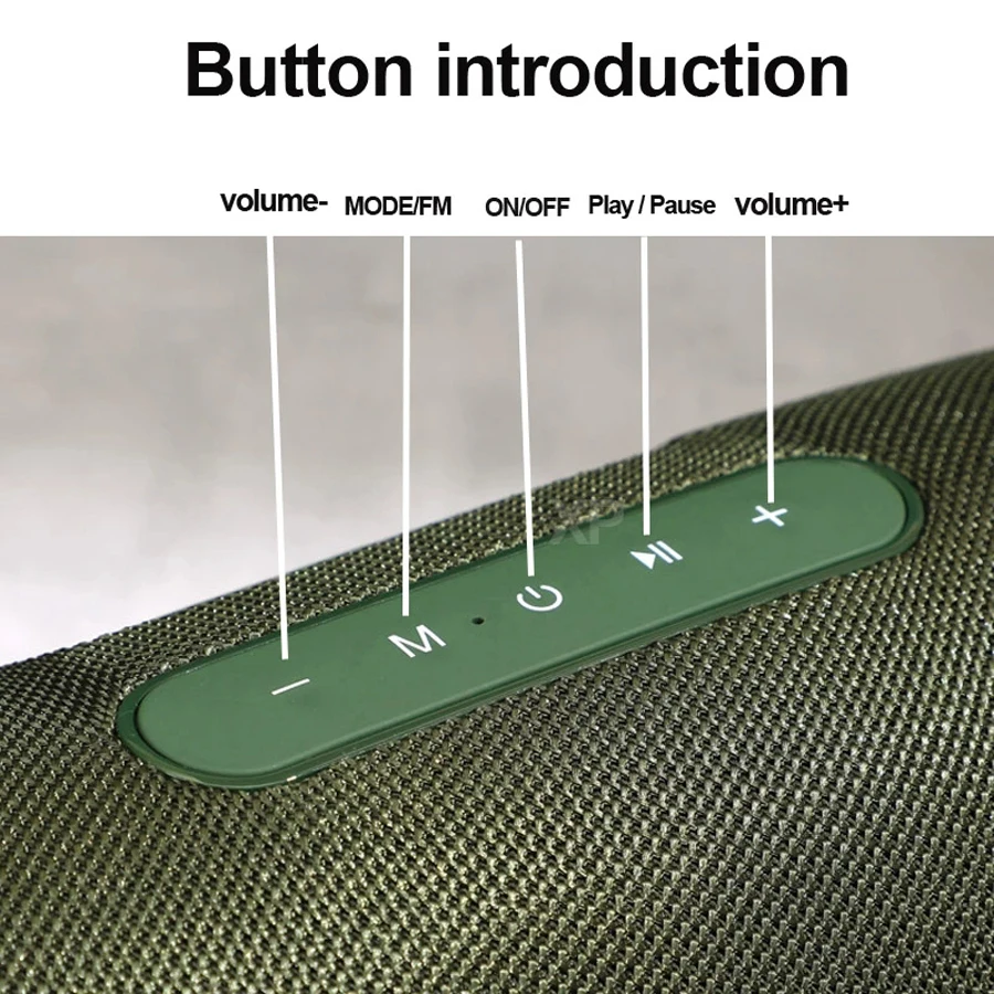 راديو محمول قوي FM لاسلكي Caixa De Som سمّاعات بلوتوث صندوق صوت الموسيقى بلوتوث لمضخم صوت عالي الطاقة بلوتوث #3