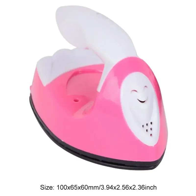 【Big Deal】DIY Small Heat Press Iron EU Plug Portable Electric Mini Heat Press Machine Versatile Rapid Heating-Up Craft Clothes S
