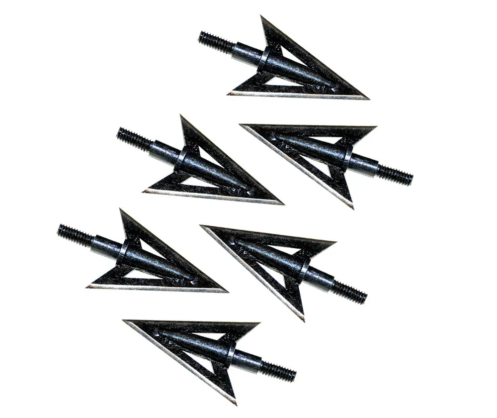 6/12/24pcs Hunting Arrow Broadheads 100Grain Screw-in Arrow Heads Arrow Tips for Traditional Bows Recurve Bow Compound Bow