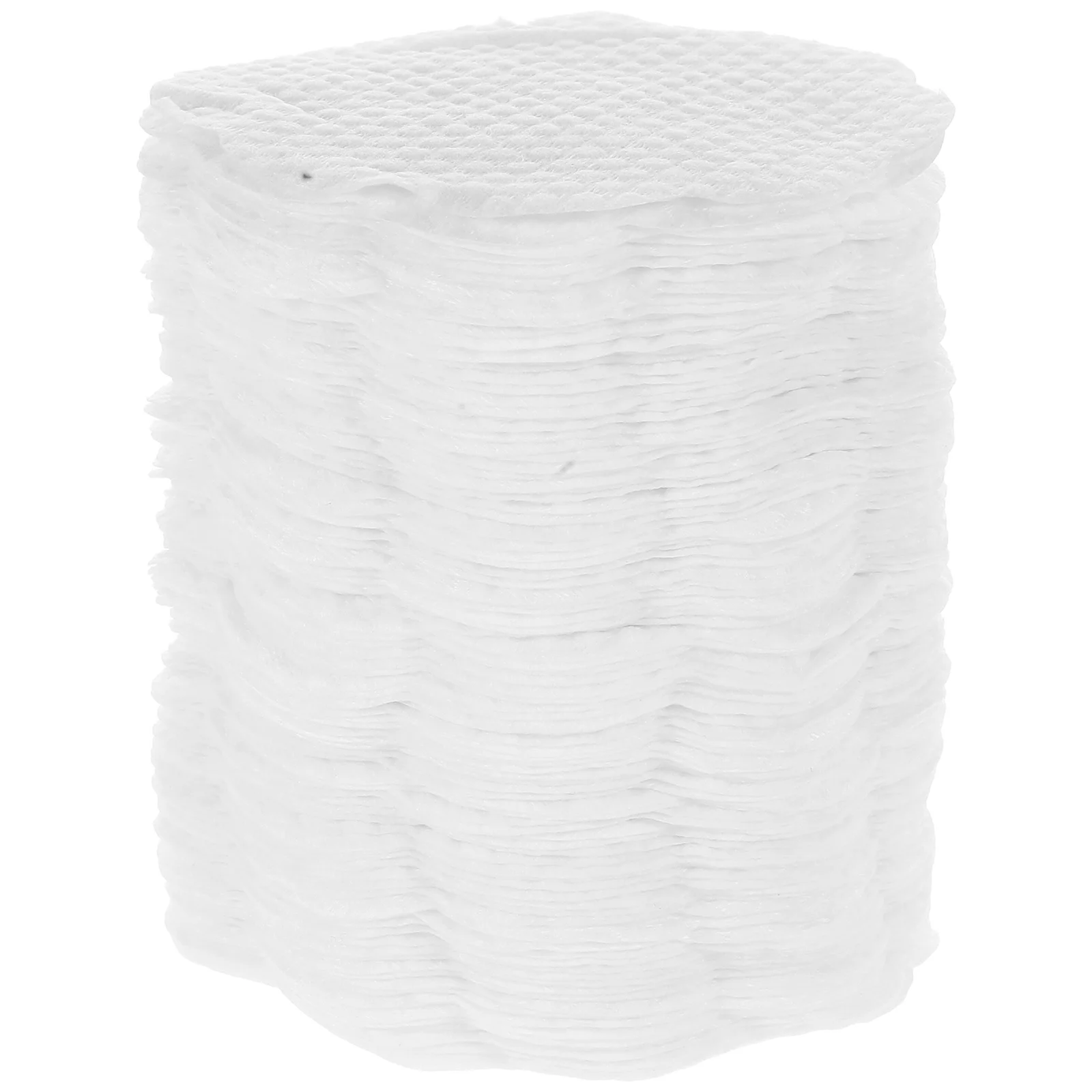100 pezzi di cuscinetti in tessuto non tessuto design ispessito superficie con texture di perle salviette struccanti adatte ai viaggi pulizia del viso