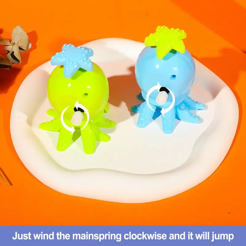 Clockwork Toy Wind-Up Animal Toys Sea Animal Decoration Desktop Ornament Creative Gadget For Kids Classroom