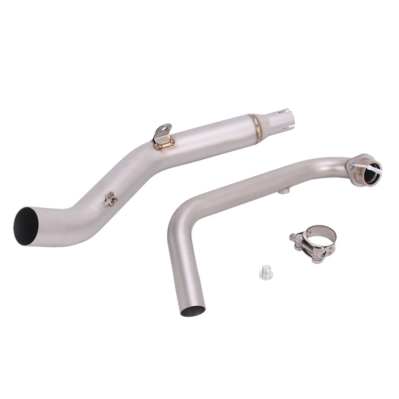 Slip On For ZONTES ZT155 ZT 155 U U1 G1 GK Z2 2025 2026 Motorcycle Euro 5 Exhaust Modify 51MM Muffler Escape Front Mid Link Pipe