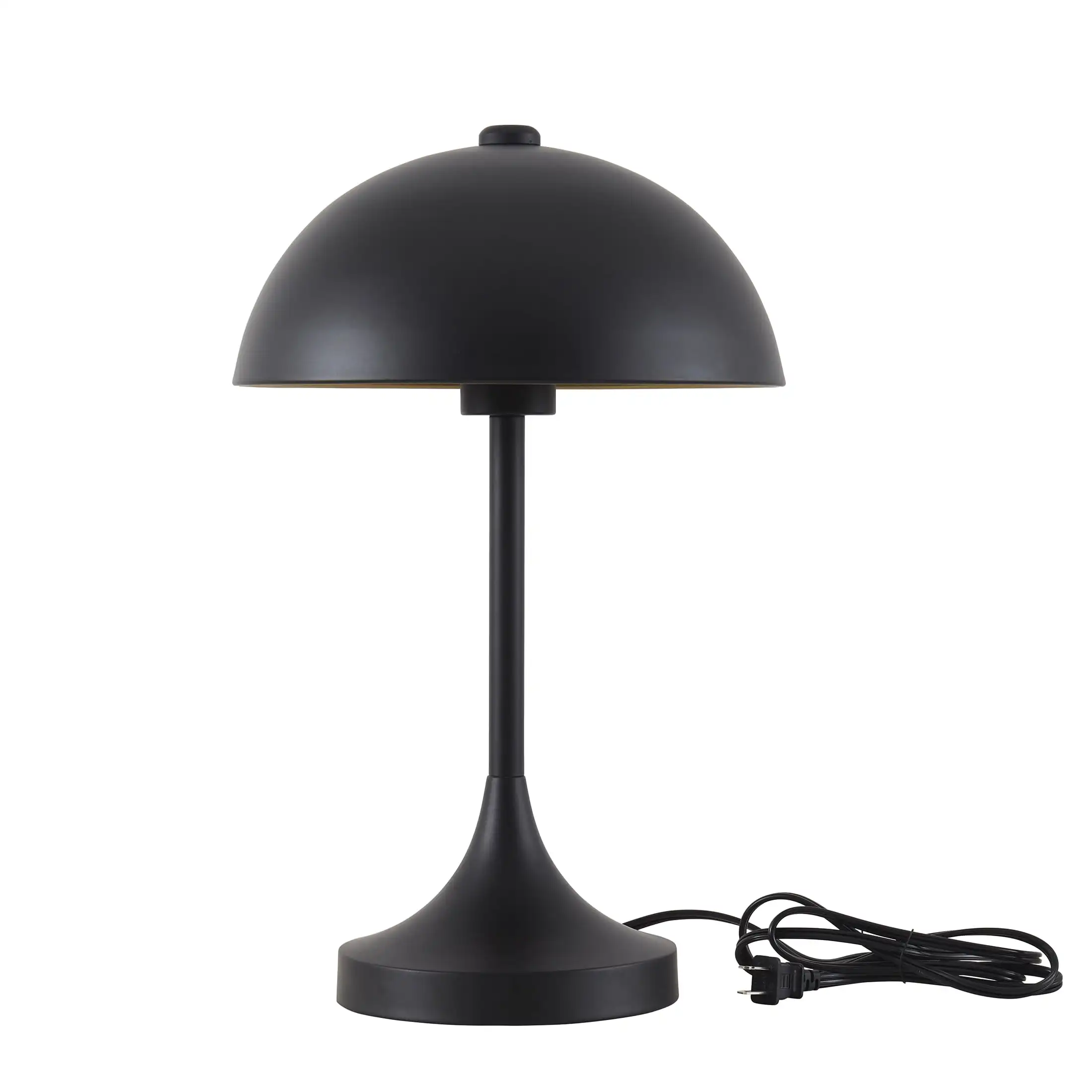 

18 Modern Dome Touch On/Off Table Lamp, Black