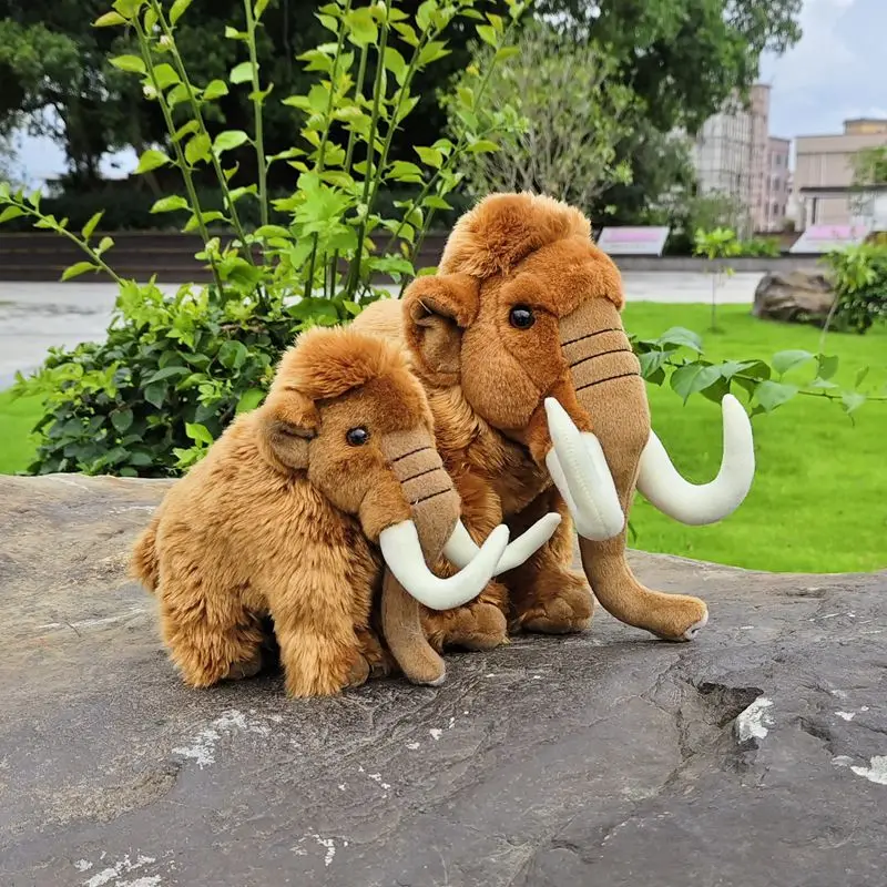 Simulation mammoth doll cute mammoth plush toy mammoth doll rag doll male girlfriend gift