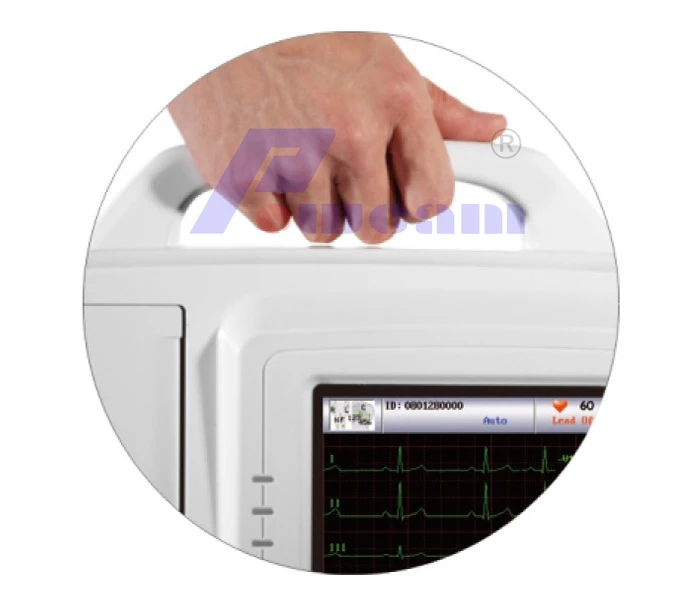 7-Inch Electrocardiogram Machine 6-Channel Large Capacity  