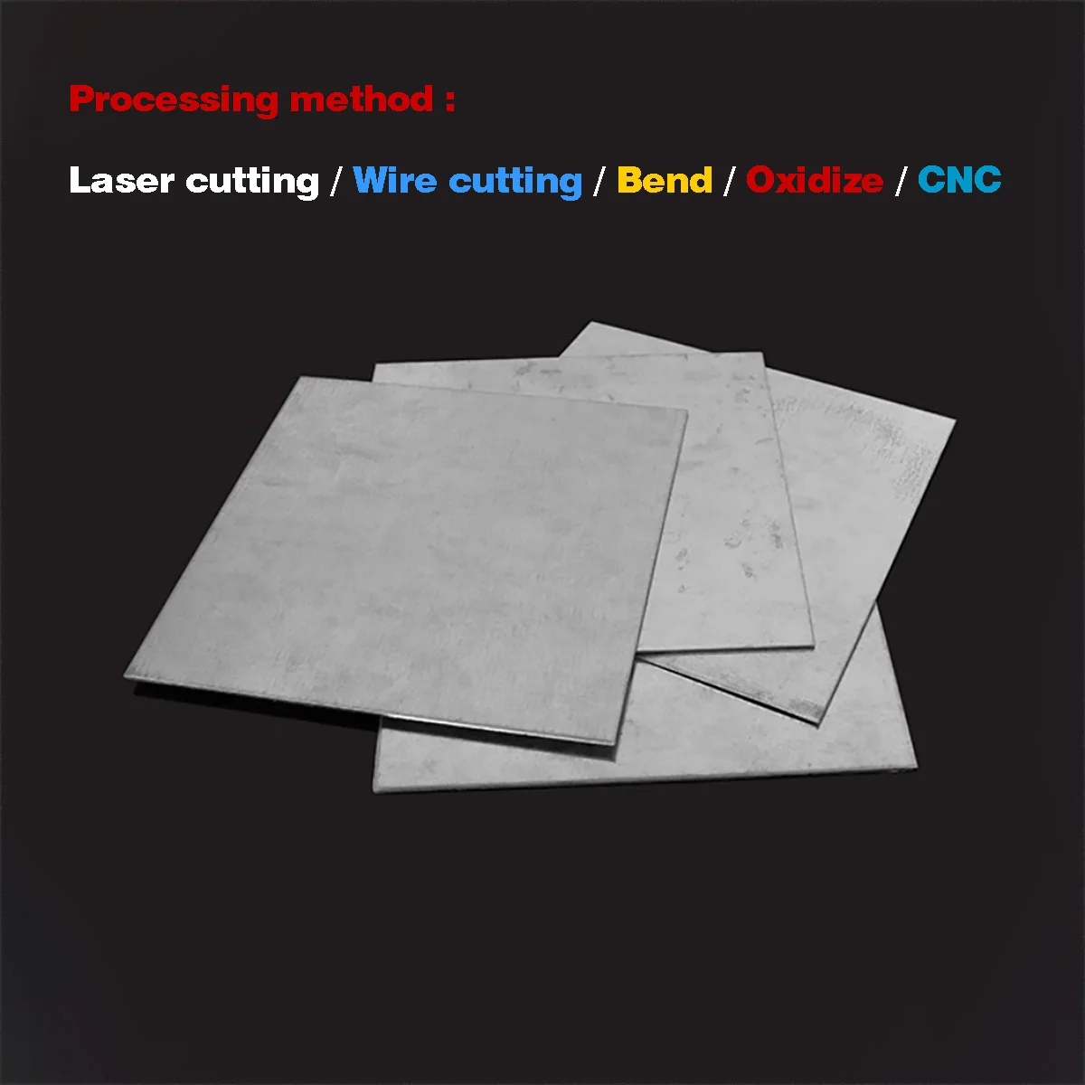 السُمك = 1/2/3 مم لوح حديد مجلفن، لوح حديد أبيض، عرض صفائح حديد = 100/200/300 مم الطول = 100/200/300 مم #2