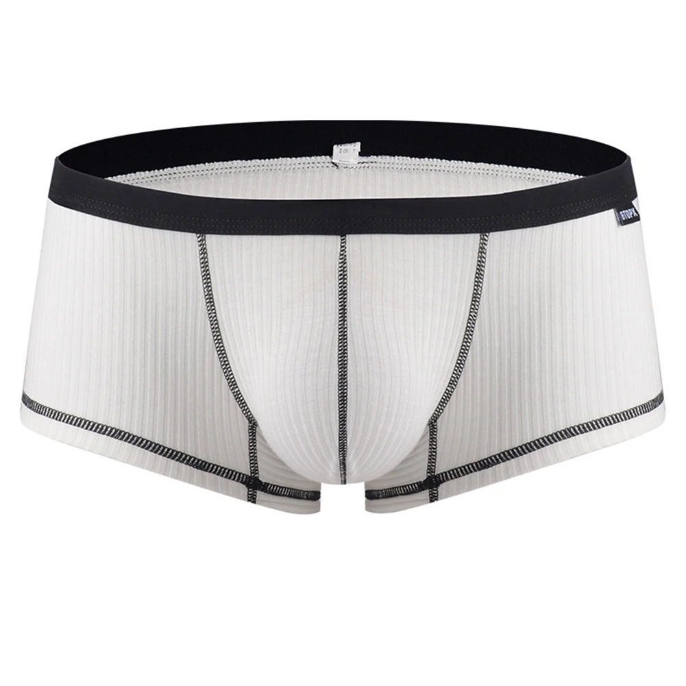 

Breathable Low Rise Boxer Shorts Bulge Pouch Bulge Pouch Trunks Mens Sexy Briefs Breathable Fabric Everyday Use