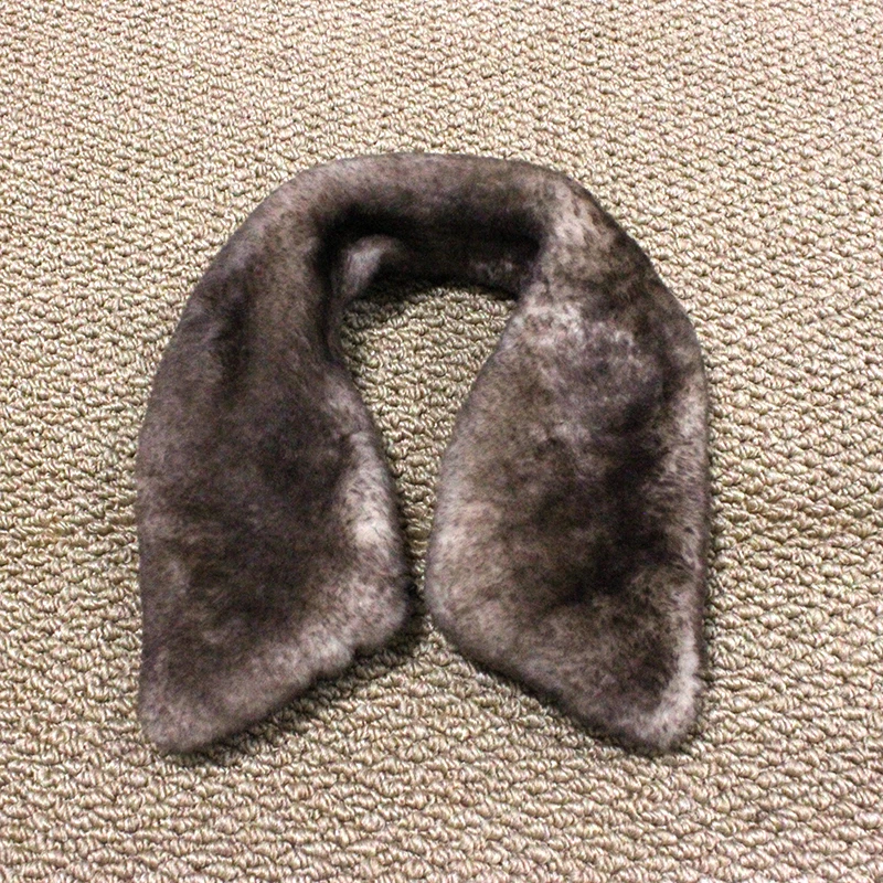 Speciale aanbieding merk winter Amerikaanse maat dames korte paardenhuidkleding wollen kraag lederen jassen