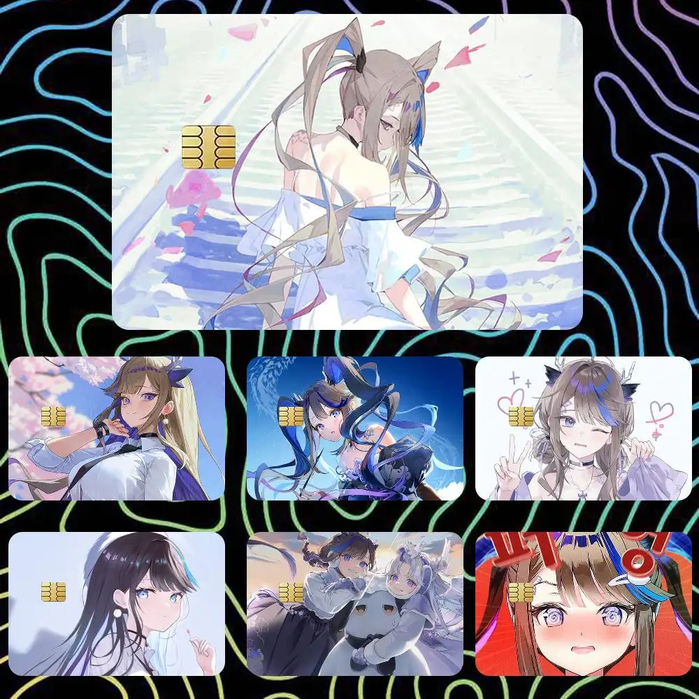 

Airi Kanna Sticker Film Tape Skin for Credit Card Debit Card Cartoon Waterproof Stickers