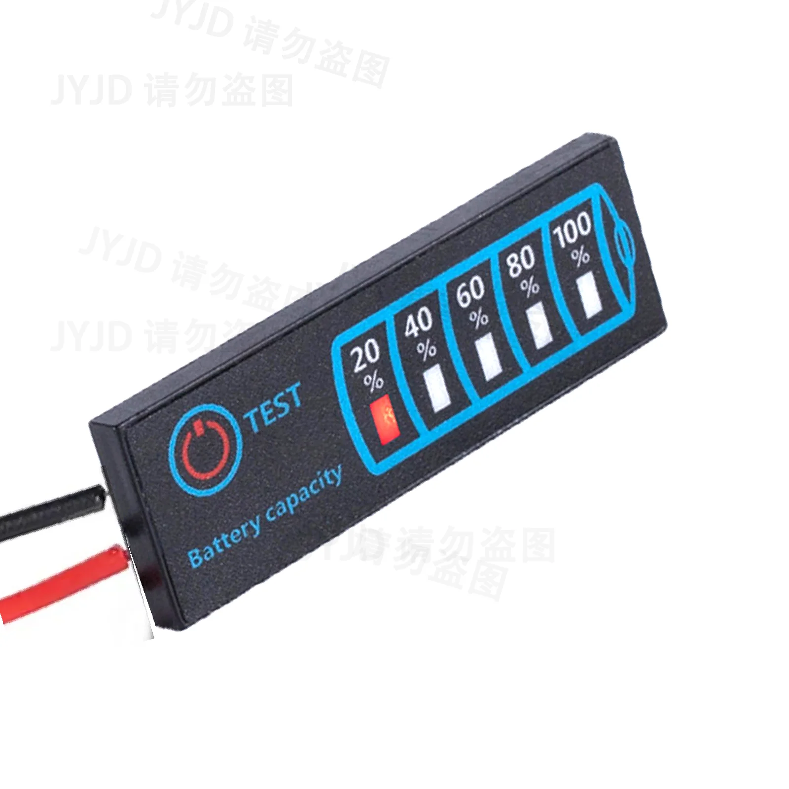 DC5V-30V 2-8S Battery Level Indicator Ternary Lithium Battery Lithium Iron Phosphate Lead-Acid Battery Capacity Display Tester