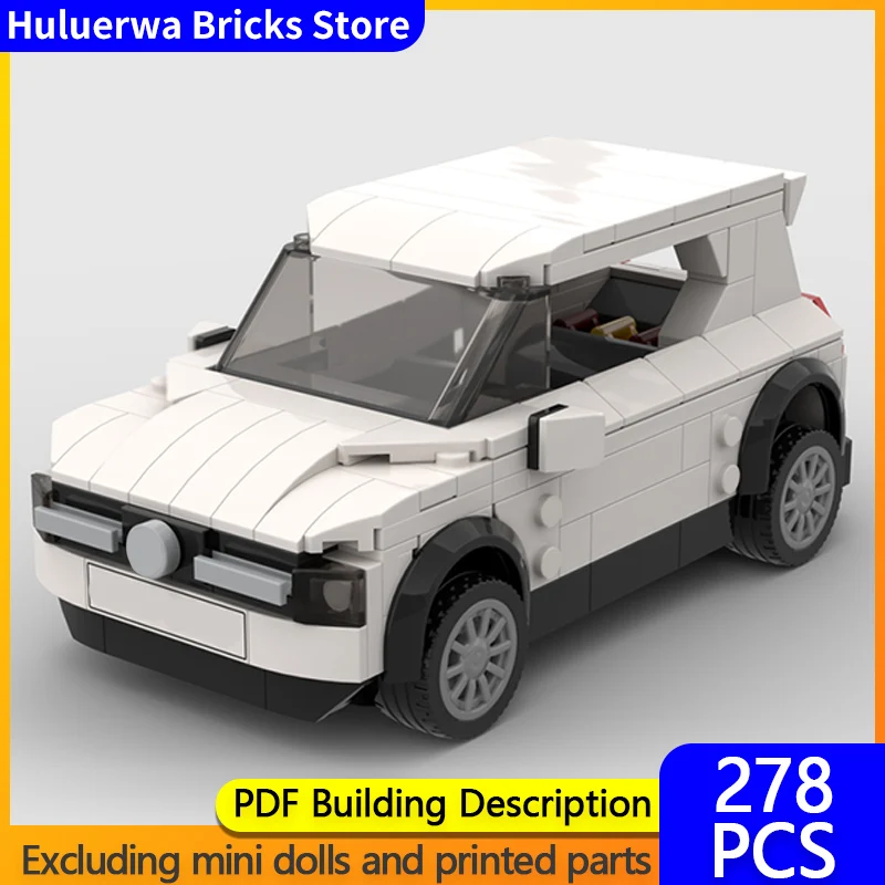 

Speed Racing Car Model MOC Building Bricks Compact SUV Modular Technology Gifts Holiday Assemble Children Toys Suit