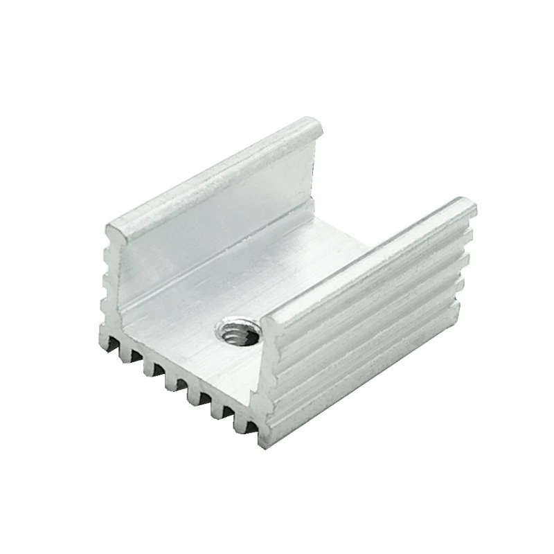 10 pz Dissipatore di Calore Transistor Radiatore TO220 Dispositivo di Raffreddamento 20*15*10 MM