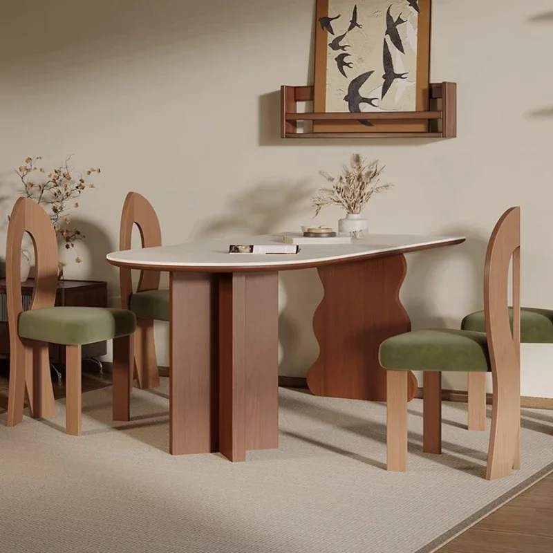 Simple Aesthetics Dining Table French Antique Comfortable Designer Reception Table Hallway Gaming Adult Muebles Salon Furniture
