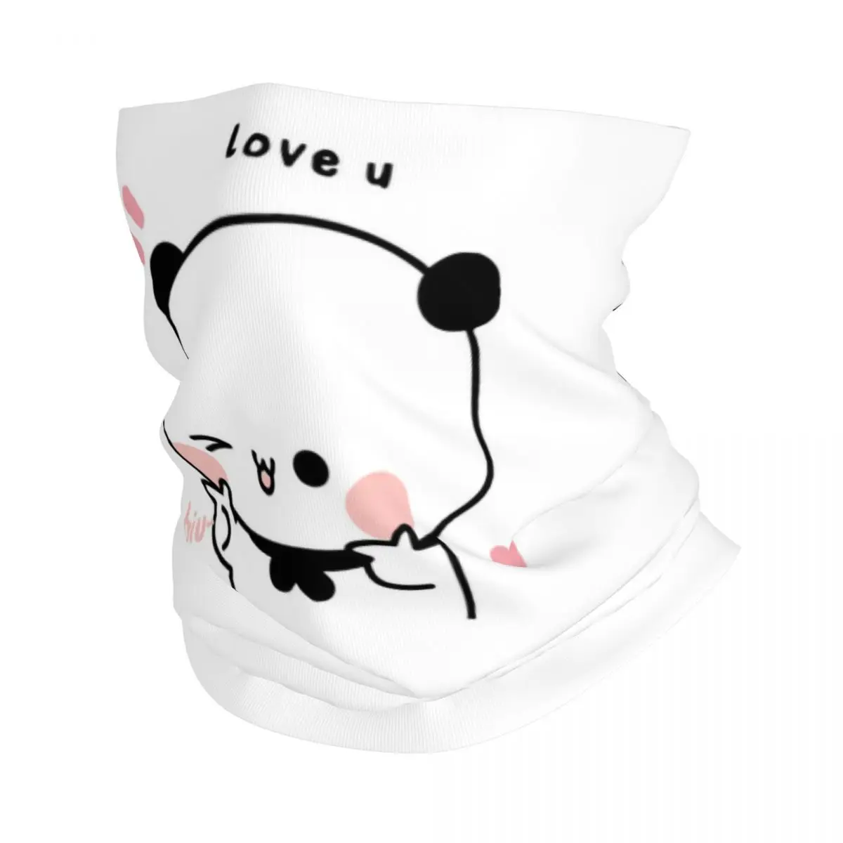 

Custom Finger Guns Love Bandana Winter Neck Warmer Women Windproof Wrap Face Scarf for Hiking Bubu Dudu Gaiter Headband