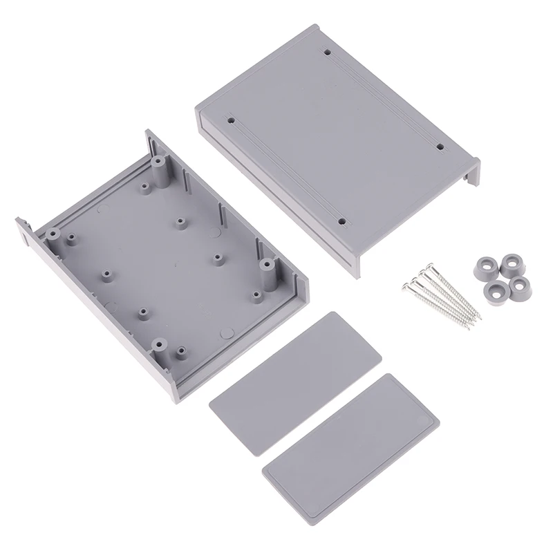1 Buah Kotak Instrumen PCB Penutup Casing Proyek Elektronik DIY 120X80X40Mm Kotak Persimpangan Kawat
