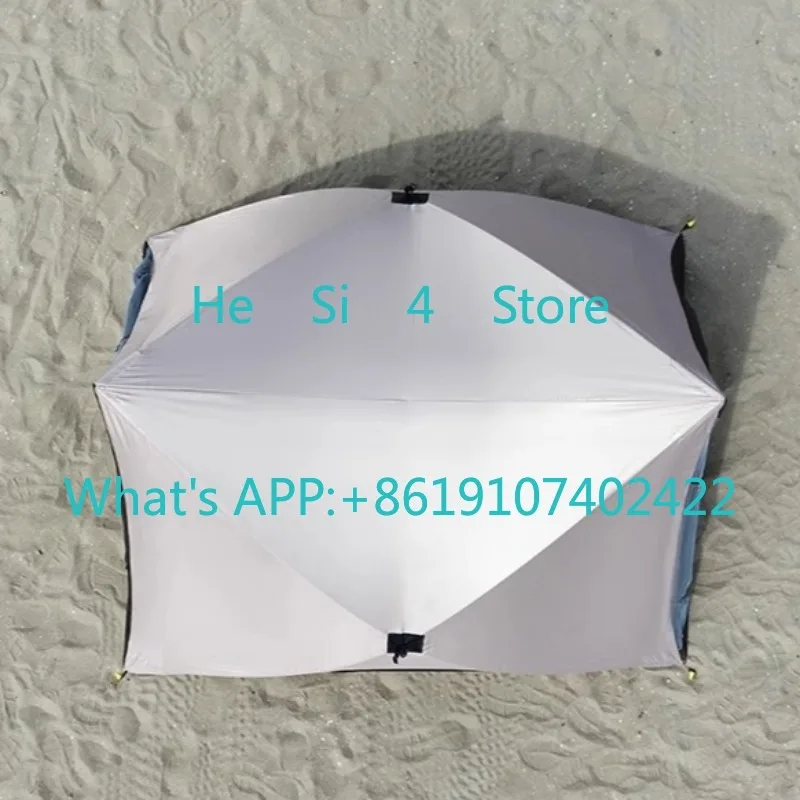 Triangle Automatic Opening Tents Outdoor Portable Folding Breathable Nature Hike Camping Tent Beach Sunshade Camping Equipment