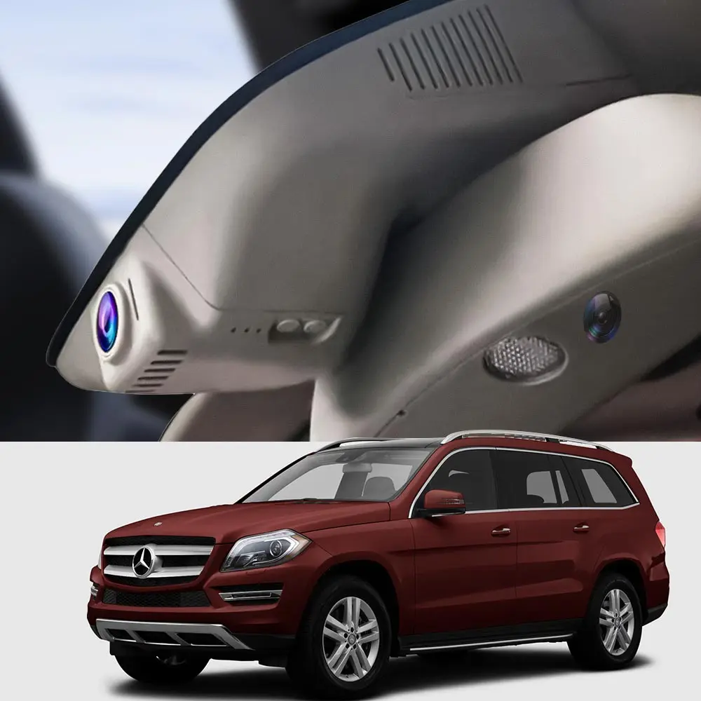 メルセデスベンツ用ダッシュボードカメラ,gl 350 450 550 (2013-2016),x166,ml 250, 350, 400, 550, 2012,w166