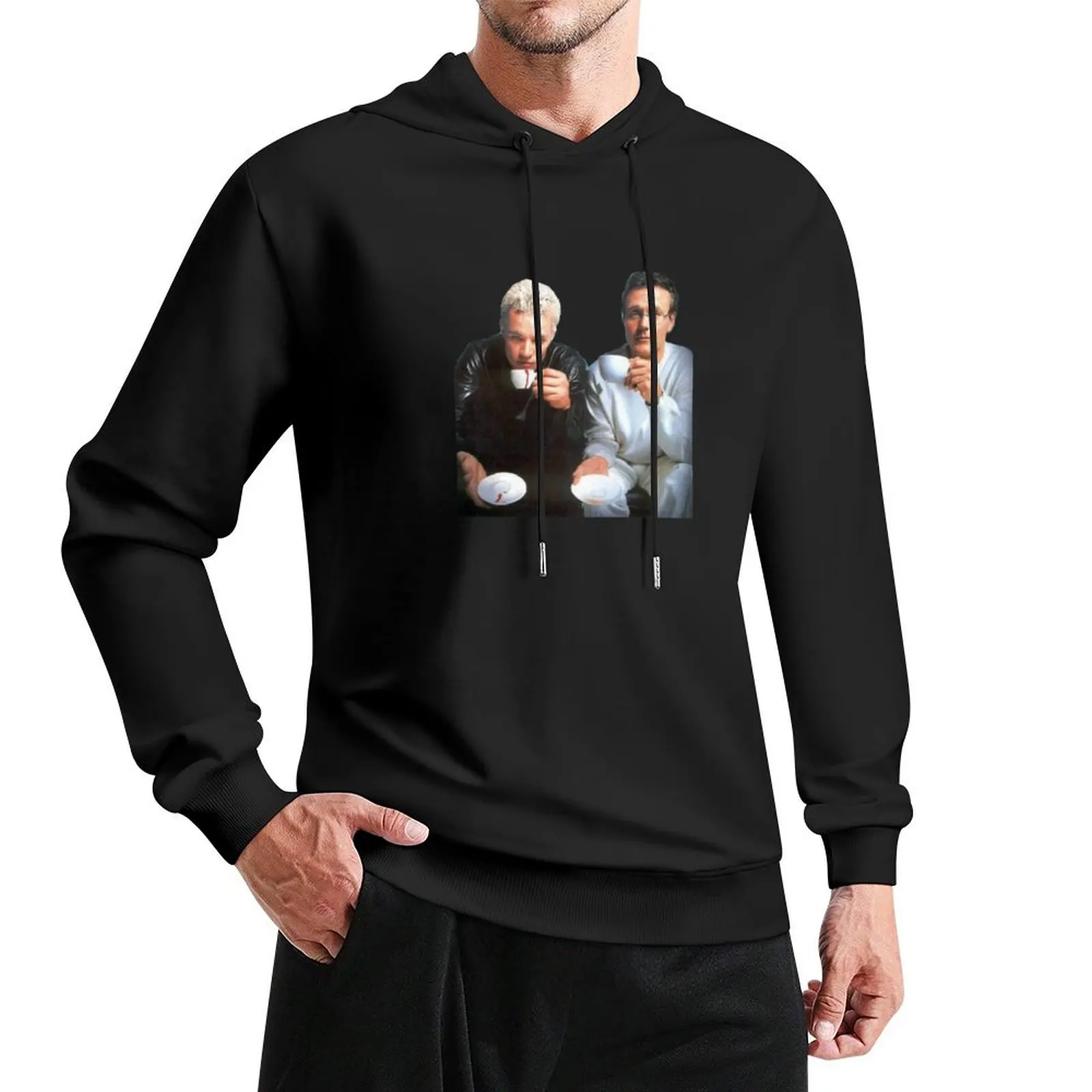 

Spike & Giles Pullover Hoodie anime clothing winter clothes male clothes hoodies for men