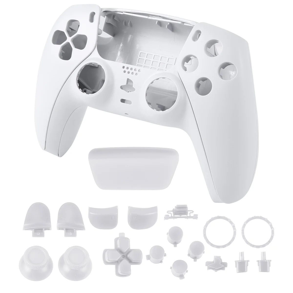 A03V pièce de réparation pour PS5 BDM-010 boîtier de contrôleur coque de contrôleur de jeu avec boutons blanc