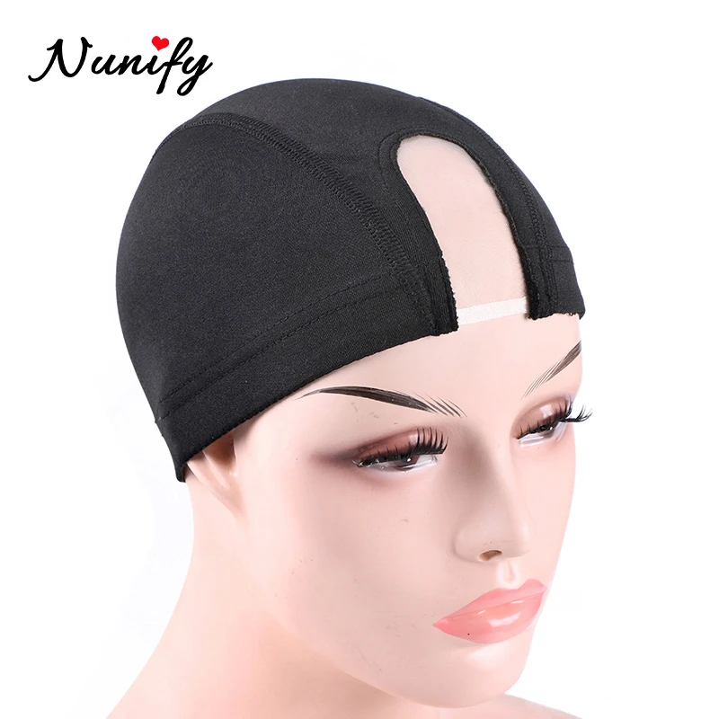 Nunify New Dome Maglia Protezione Della Parrucca Net Tessitura Caps Per La Produzione di Parrucca S/M/L Formato Dei Capelli Cap per la Fabbricazione di Parrucche U Parte Mono Cuffia di Pizzo 1 pz/lotto