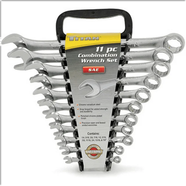 

TITAN 11PC SAE COMBO WRENCH SET